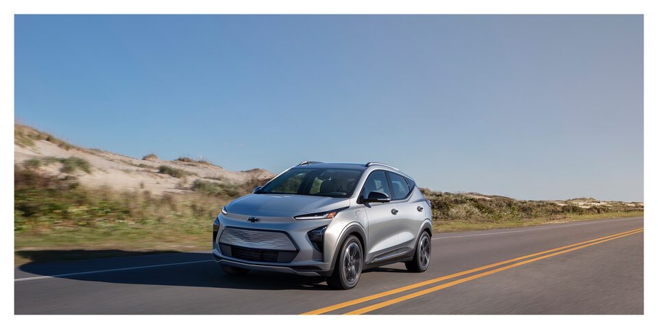 Gamme 2022 Chevrolet Bolt EUV : Adieu les stations-service, bonjour la route.