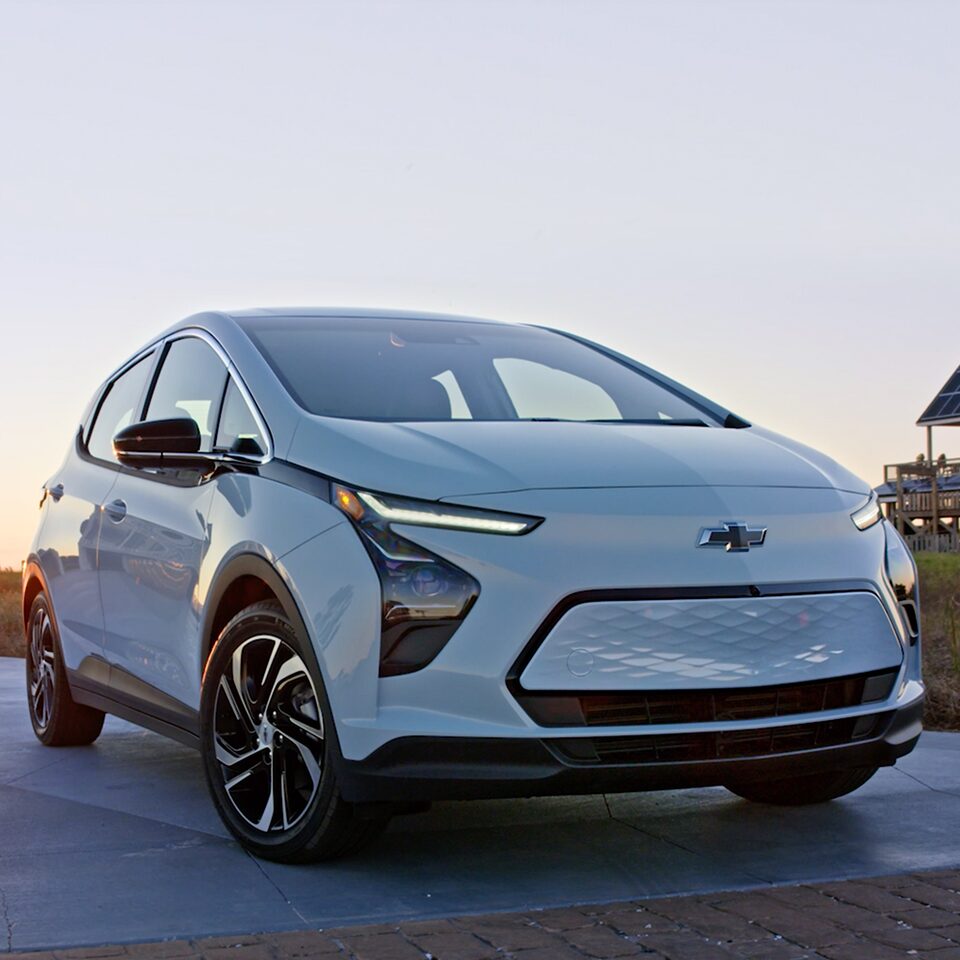 Redesigned 2022 Chevrolet Bolt EV.