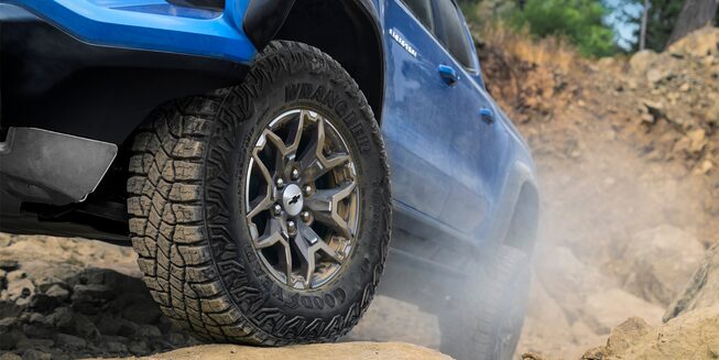 The rugged & powerful wheels of the 2023 Colorado.