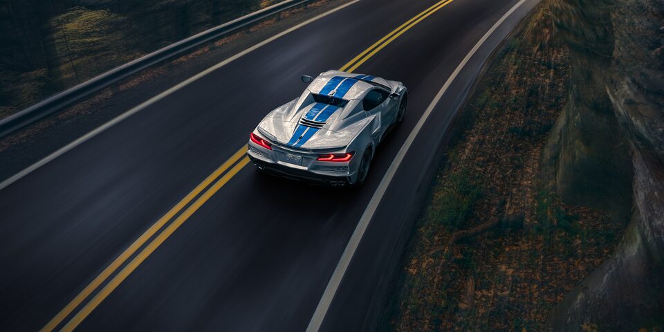 All-New 2024 Corvette E-Ray Performance Package highlighted.