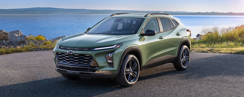 Chevrolet Trax 2024 dans une vue panoramique : Un concentré de style.