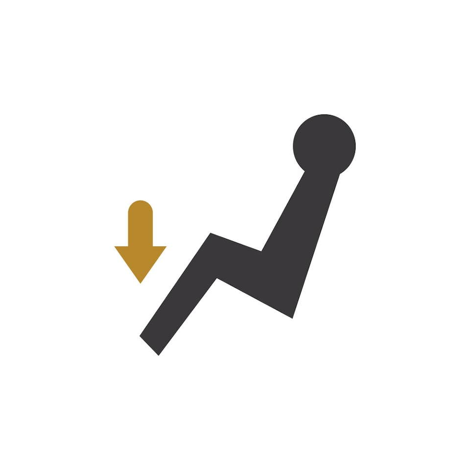 2024 Chevrolet Trax legroom icon.