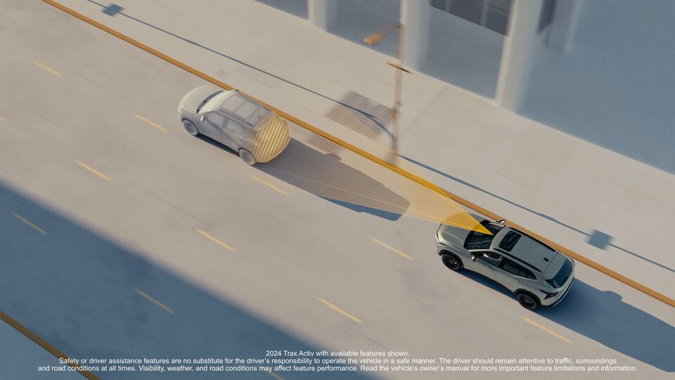 Following Distance Indicator of the 2024 Chevrolet Trax.