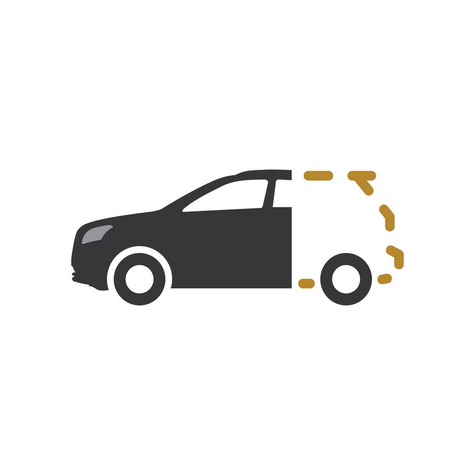 2024 Trax vehicle length icon.