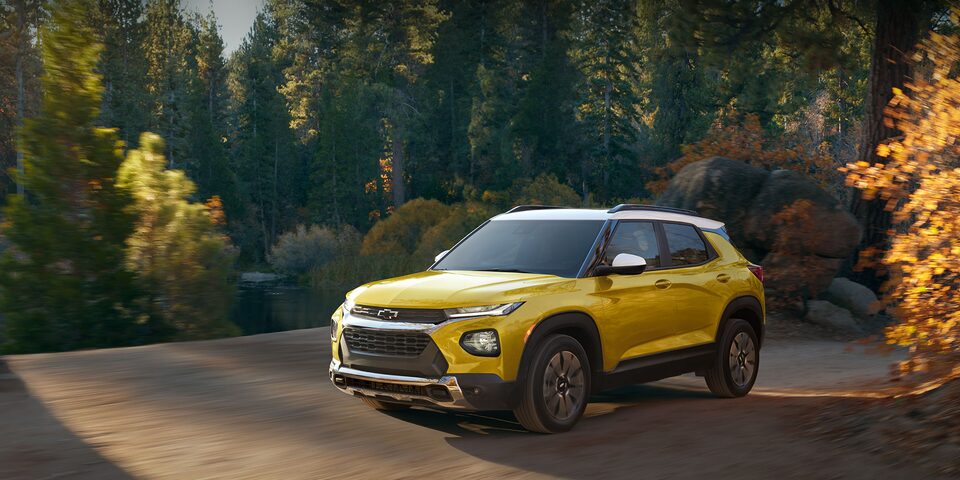 Trailblazer 2023 dans une vue panoramique.