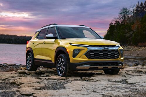 Front profile view of the new 2024 Trailblazer.