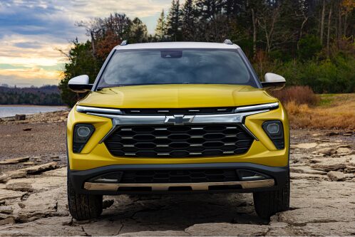 Front view of the new 2024 Chevrolet Trailblazer.