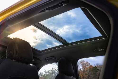Panoramic Sunroof of the 2024 Chevrolet Trailblazer.
