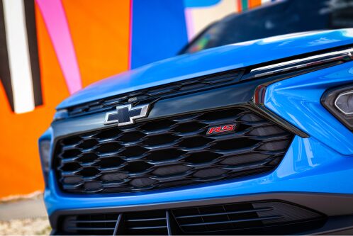 Front profile view of the new 2024 Trailblazer RS.
