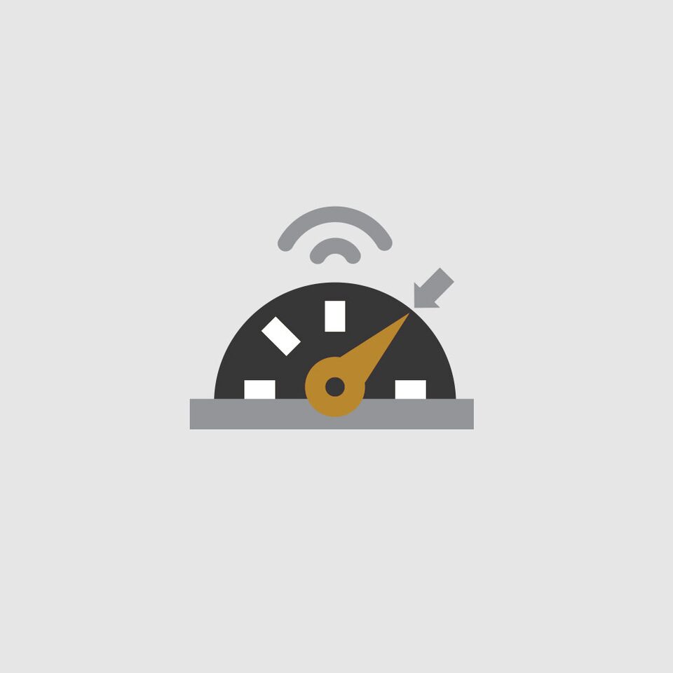 Adaptive Cruise Control Icon.