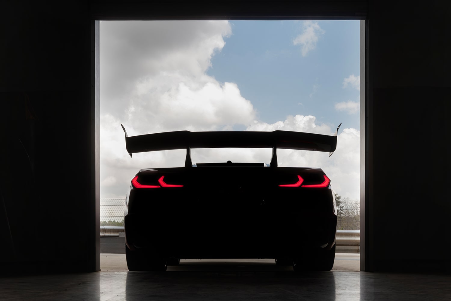 Rear view of the Corvette ZR1X.