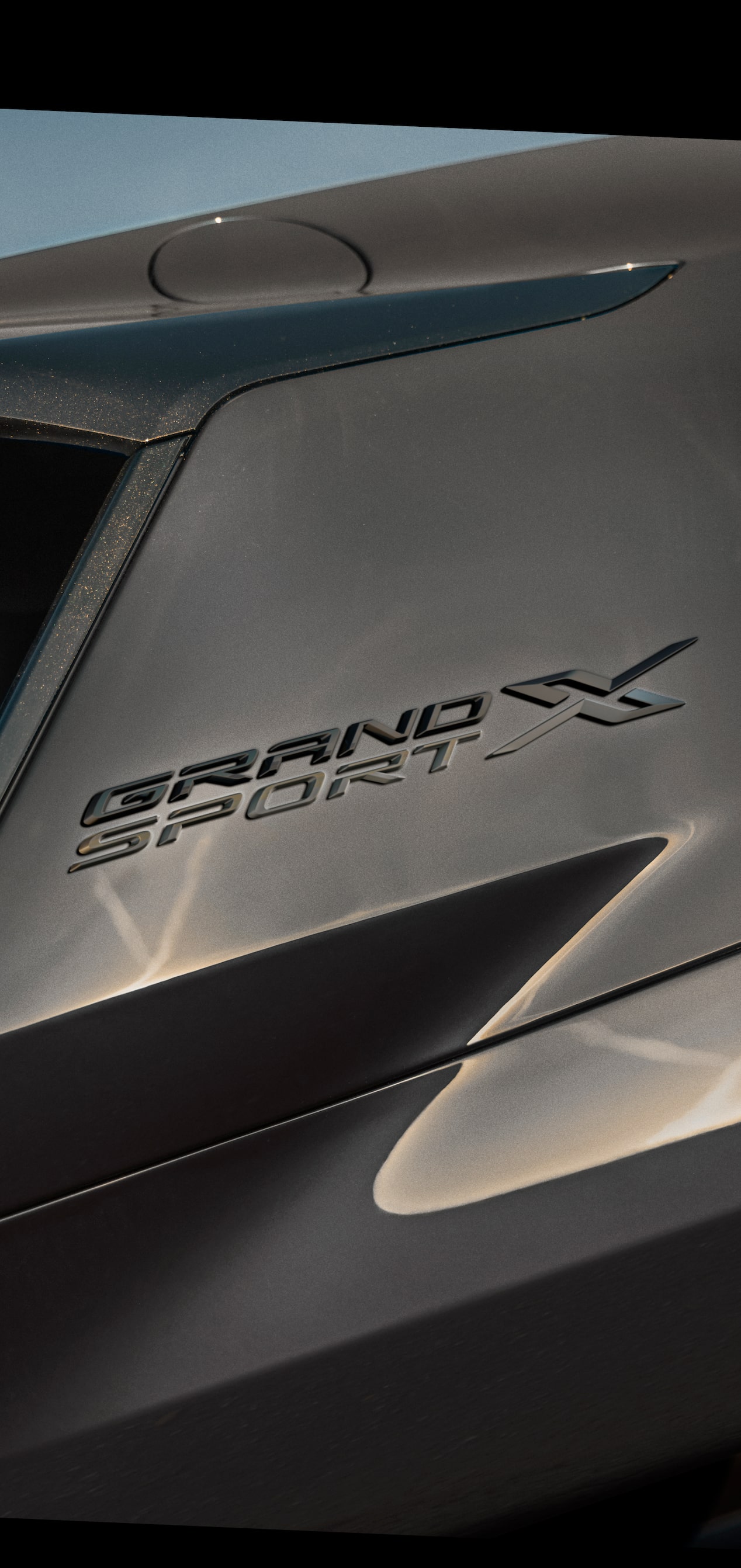 Gros plan de l’appuie-tête du siège de la Chevrolet Corvette Grand Sport 2027.