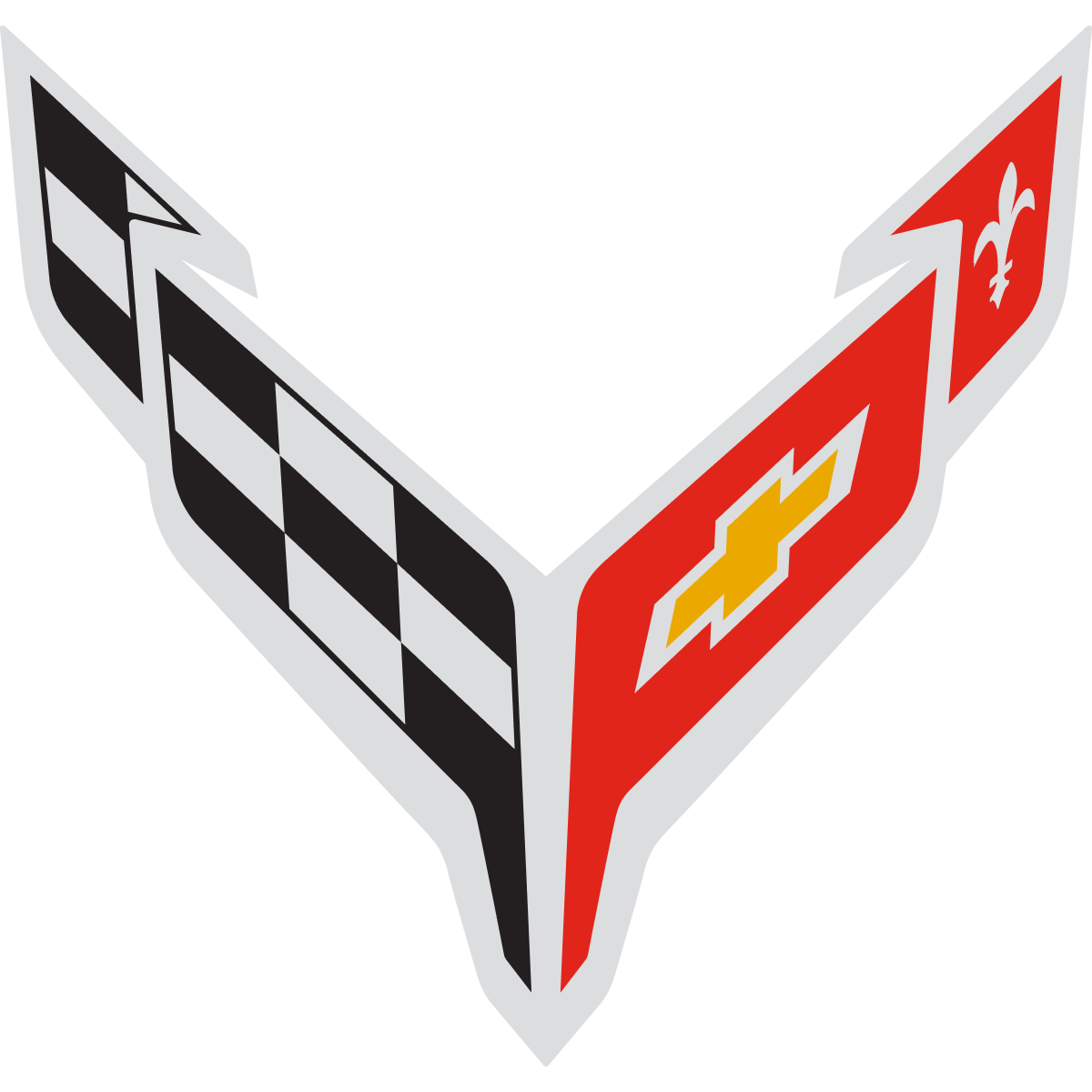 Logo de la Chevrolet Corvette.