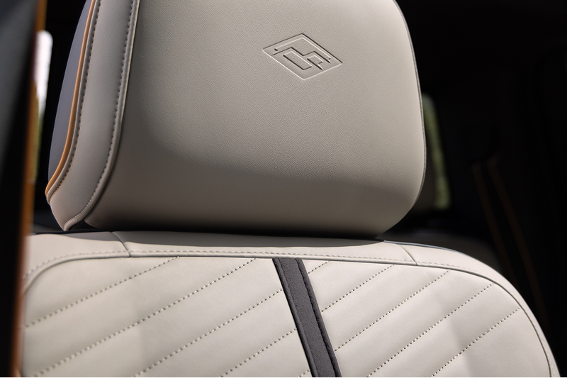 Premium leather seat with High Country detailing in a 2027 Chevrolet Silverado 1500