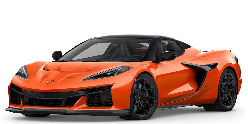 Chevrolet Corvette ZR1 2025 en Teinte orange Sebring.