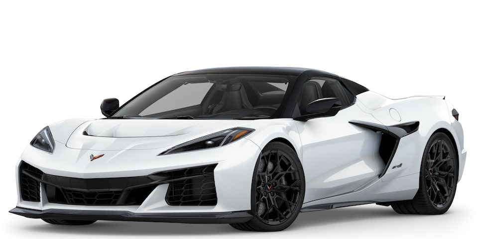 Chevrolet Corvette ZR1 2025 en Blanc arctique.