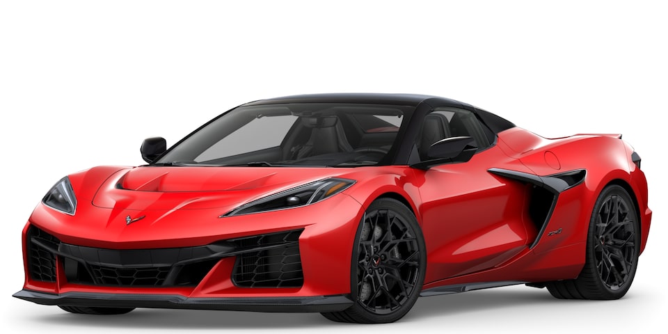 Chevrolet Corvette ZR1 2025 en Rouge flamme.