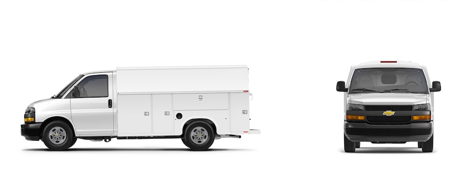 2022 Chevrolet Express Cutaway: Utility upfit.