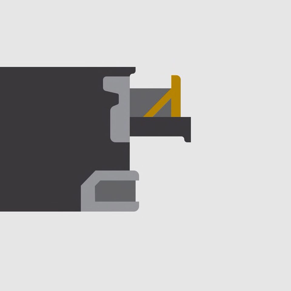 Silverado LTD Multi-Flex Tailgate Inner Gate Load Stop Icon.