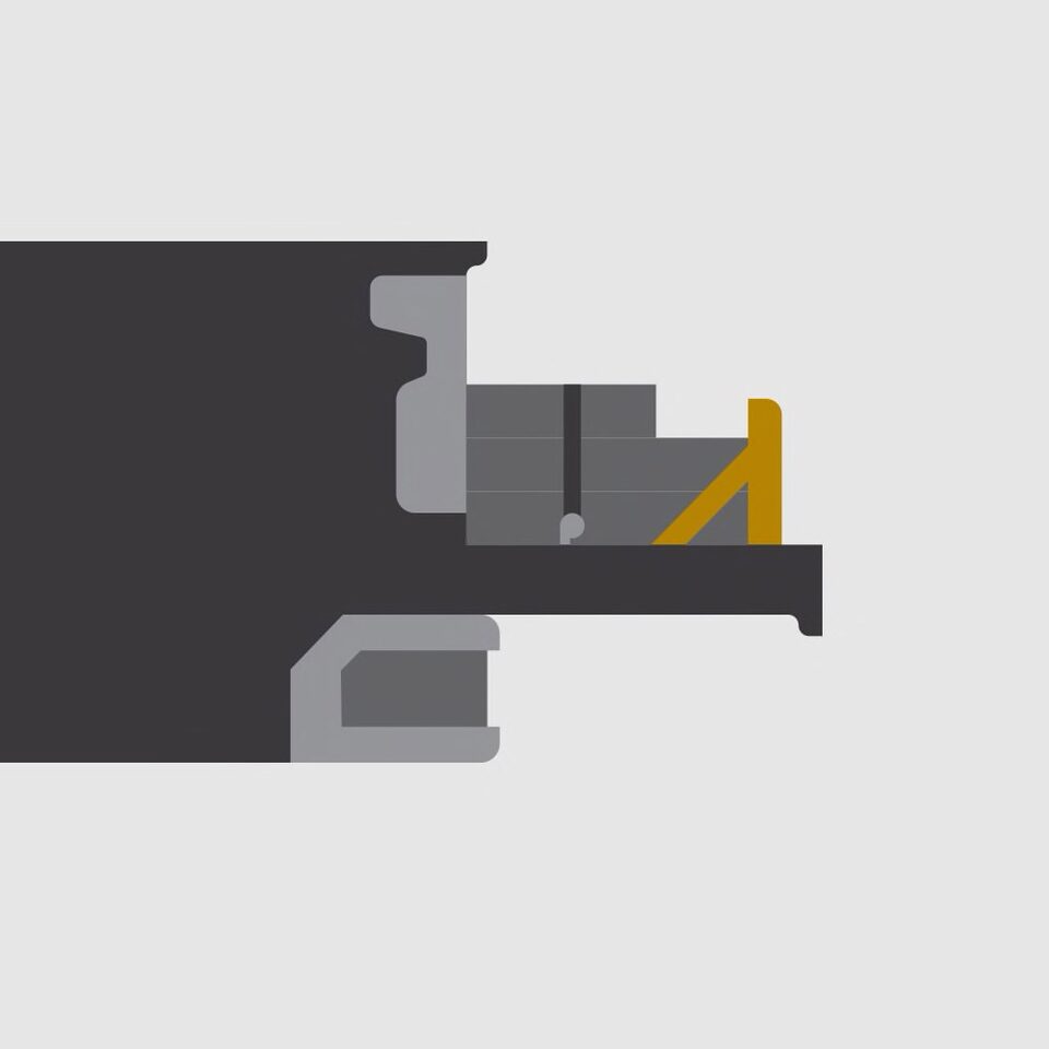 Silverado LTD Multi-Flex Tailgate Primary Gate Load Stop Icon.