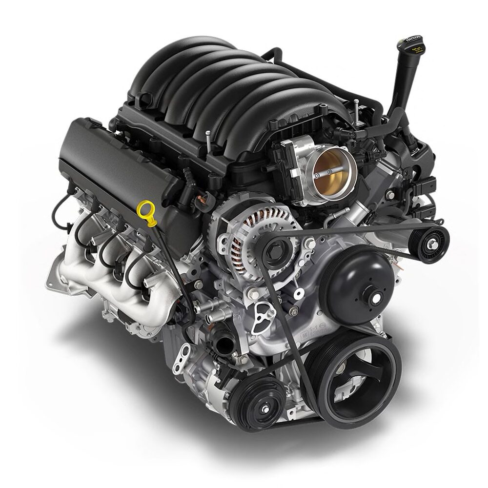 6.2L EcoTec3 V8 Engine of the 2023 Chevrolet Silverado 1500.