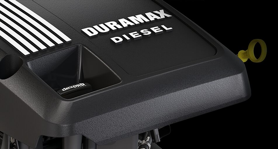 Le moteur Duramax du camion de travail Chevrolet Silverado LD commercial 2026.