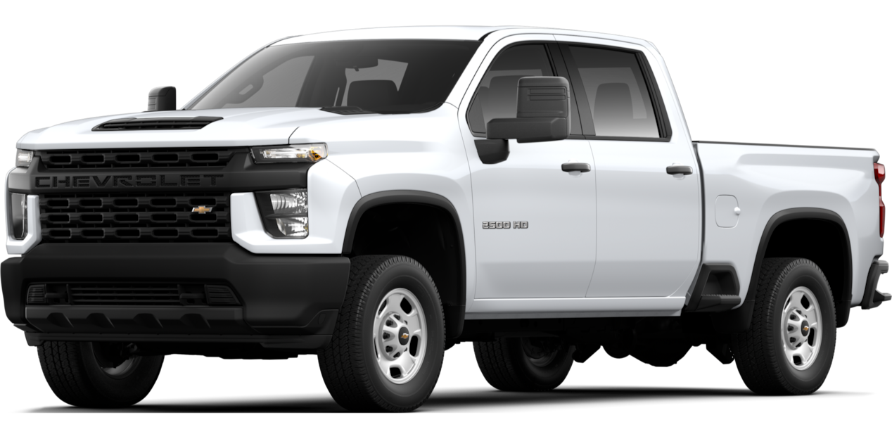 Chevrolet Silverado HD commercial pickup truck.