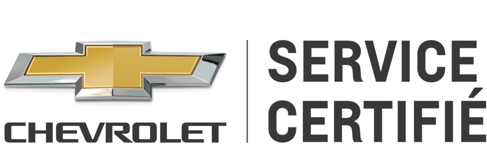 Logo de Chevrolet et du Service certifié.