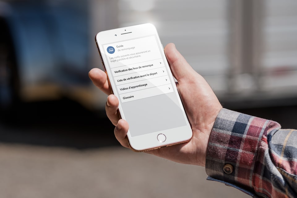 L’application mobile myChevrolet. 