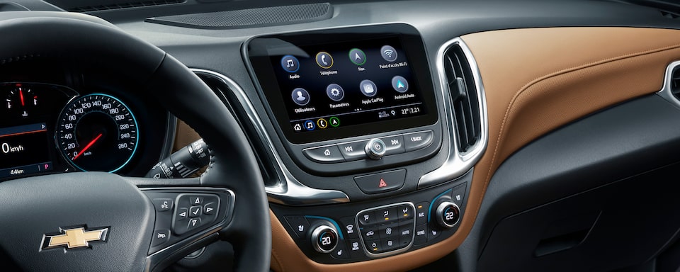 Chevrolet avec connectivité et technologie.