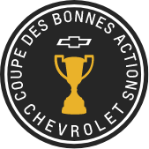 Logo de la Coupe des bonnes actions Chevrolet.