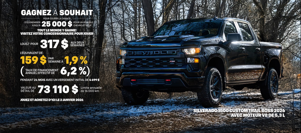 Silverado 1500 Custom Trail Boss 2026