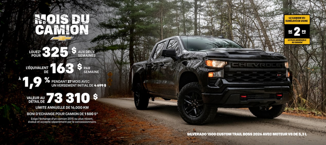 Silverado 1500 Custom Trail Boss 2026