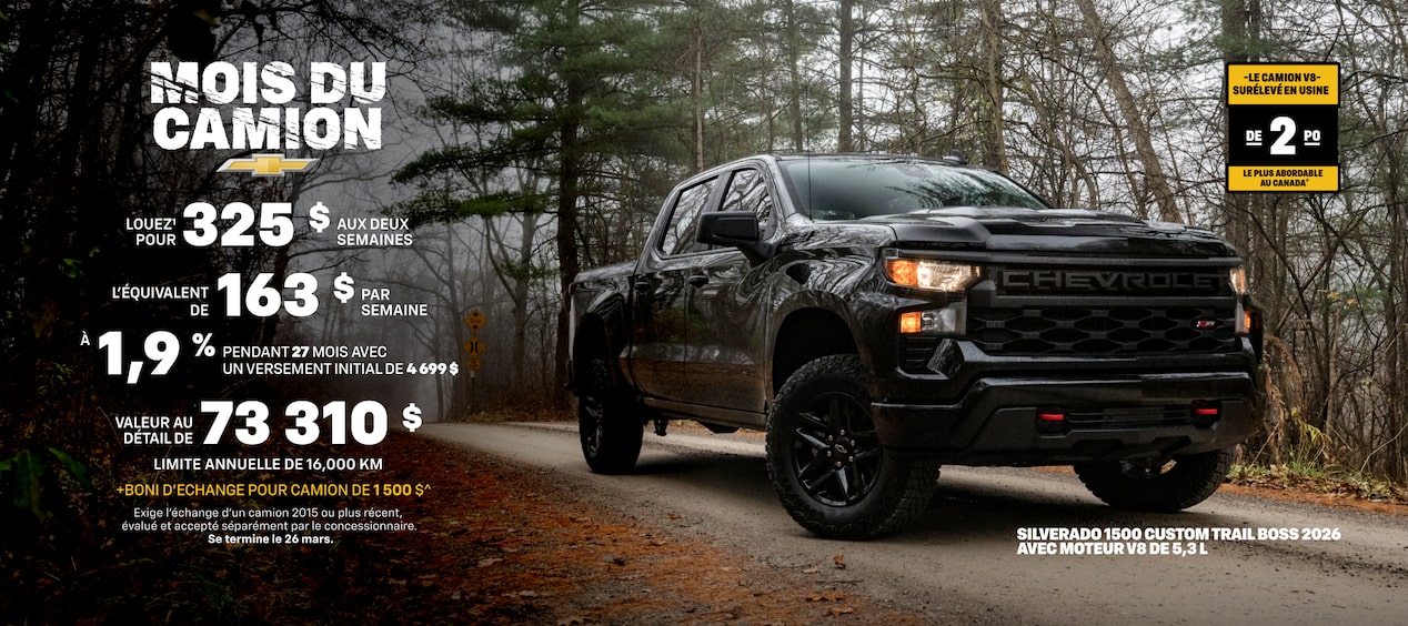 Silverado 1500 Custom Trail Boss 2026