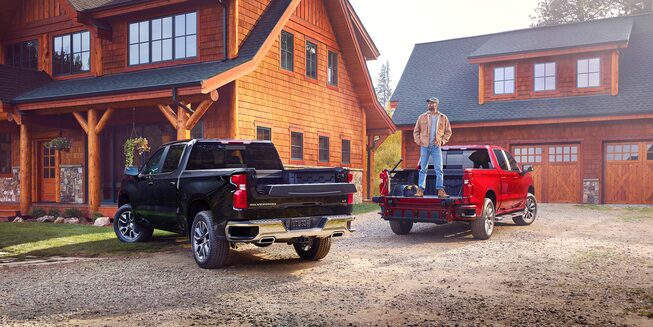 2022 Chevrolet Silverado 1500 LTD parked outside.