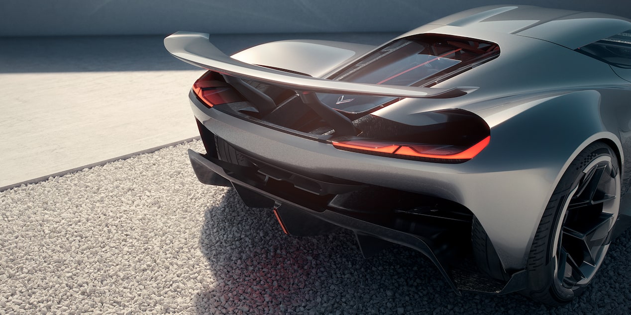 Calandre avant de la Corvette CX 2026